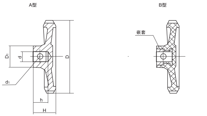 小波紋手輪HY8313.1結(jié)構(gòu)圖